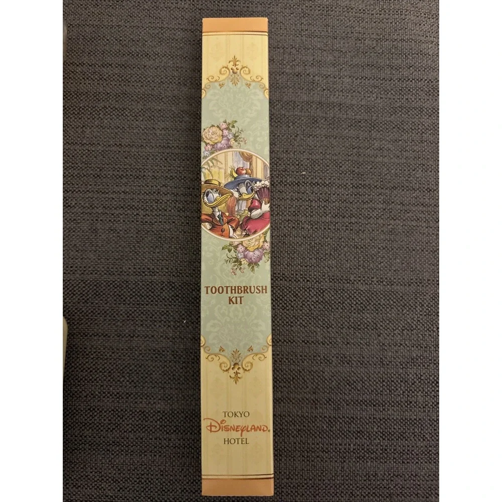 3 Pc Lot Tokyo Disneyland‎ Hotel Amenity Kit Tin Cup Toothbrush New Sealed